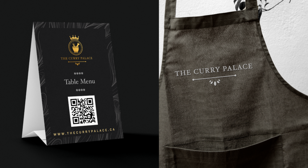 The Curry Palace - Avefy: Leading Canadian Branding and Design Agency